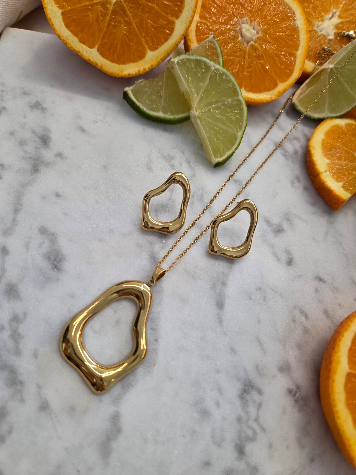 BENALUA (boucles + collier)