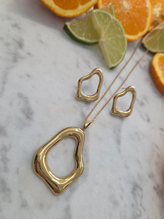 BENALUA (boucles + collier)